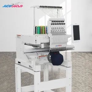 Single Head Sequin Bead Bordadora Embrodry Embroidery Machines with 12/15 Needles - Zhuji Qihong Electro-Mechanical Co., Ltd. - China