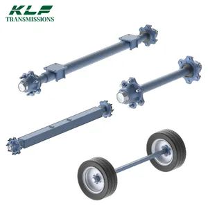 Agricultural Trailer Vehicle in Trailer Parts Wheels Hub Sets Drum Braked Axle - KADIVA MACHINERY (HANGZHOU) CO., LTD - China