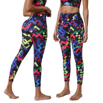 Women Tie Dye Scrunch Butt Plus Size Recycled Leggings Fitness & Yoga Wear - JinJiang Nilong Group Co., Limited - China