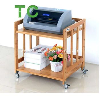Cheap Price Bamboo Kitchen Storage Trolley, Multi-Purpose 2 Tier Bamboo Serving Rolling Cart with Locking Wheels Storage Rack Kitchen Storage Serving Cart - XIAMEN TWO CITY IMP AND EXP CO., LTD. - China