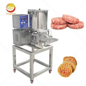 Small Automatic Burger Molding Meat Jamaican Beef Patty Make Beef Patty Manufacturer Chicken Nugget Shaping Form Mould Machine in Turkey - Henan Orange Industry Co., Ltd. - China