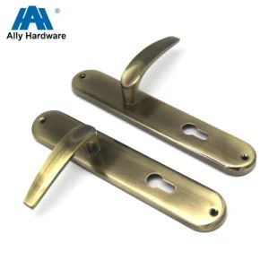 Iron Plates Aluminium Handle Luxury Modern Fancy Door Handles - ZHAO QING ALLY HARDWARE CO., LIMITED - China