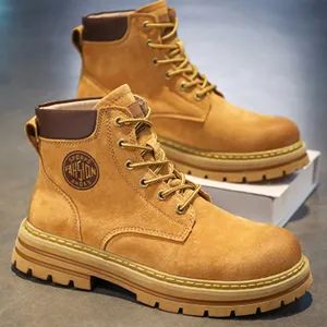 I Can't Kick The Big Yellow Boots, Martin Boots, Spring and Autumn Men's Leather Boots - Youhaojia Trading Company - China