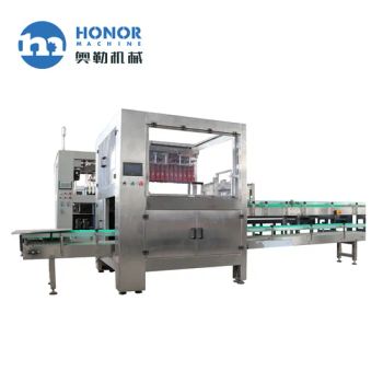 Hot Sale Craft Beer Glass Bottle Heat Sleeve Type Shrink Film Wrapping Machine Juice Shrink Tunnel Wrapping Machine - Zhangjiagang Honor Machine Co., Ltd. - China