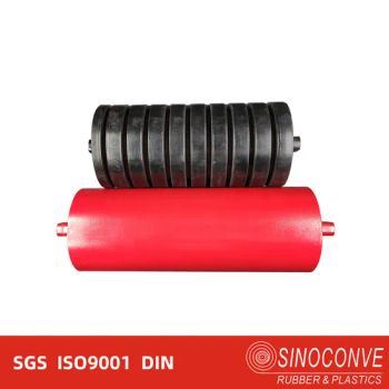 High Wear Small Carrier Roller HDPE Pipe Belt Conveyor Idler Roller Nylon Conveyor Rollers - Ningbo Sinoconve Belt Co., Ltd. - China