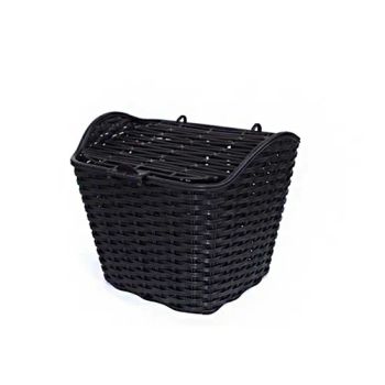 Durable Universal Plastic Bicycle Basket for Urban Cycling Color Black Trademark OEM Material Steel HS Code 87149900 Origin - Xingtai Tianjiu Bicycle Parts Co., Ltd - China