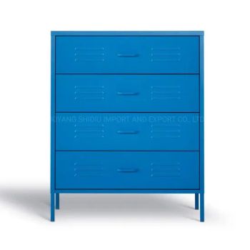Metal Storage Drawer Cabinets Home Use Bed/Living Room Steel Accent Cabinet - LUOYANG SHIDIU IMPORT AND EXPORT CO., LTD. - China