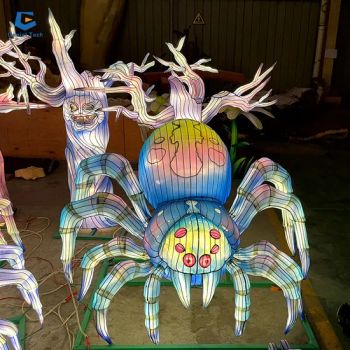 Horror Forest Halloween Theme Festival Lantern Spider Lantern Festival - Sichuan Genial Technology Co., Ltd. - China