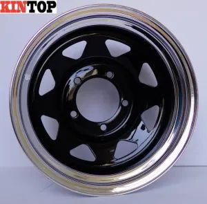Chrome 4X4 off Road Steel Wheel 16X8 Wheel Rim Drive Wheel 4WD Finishing Black Certification DOT HS Code 8708709900 Trademark DriveLuxury - NINGBO KINTOP AUTOPARTS CO., LTD. - China