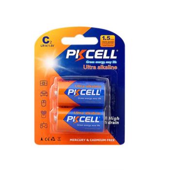 High Capacity Lr14 Dry Cell Alkaline Battery 1.5V C Size Am2 Primary Batteries - Shenzhen Pkcell Battery Co., Ltd - China
