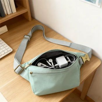 Crossbody Waist Travel Running Walking Nylon Waterproof Women Pack Belt Travel Bag - Yiwu Ginzeal Bag Co., Ltd. - China