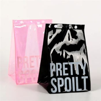 Low MOQ Only 50PCS Custom Transparent Neon Colorful PVC Cosmetic Makeup Toiletry Skincare Kits Pouch Waterproof Plastic Gift Bag - Shenzhen Gymtion Industrial Co., Ltd - China