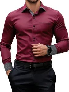Mens Custom Business Shirts Manufacturer Custom Shirts Wholesale Shirt Long Sleeve Dress Shirt - Guangzhou Shengli Clothing Co., Ltd. - China