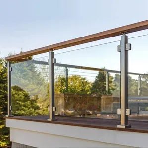 Flat Design Laminated Tempered Railing Glass for Balcony Fence Glass - QINGDAO ROCKY GROUP CO., LTD - China