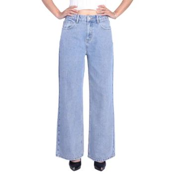 Custom High Waist Straight Baggy Wide Leg Plus Size Mom Jeans for Women - Spring Fashion Co., Ltd - China