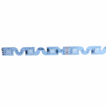 DC12V 5050 RGB S Shape Zig Zag Bendable Flex Neon Strip Lights for Logo Advertising Billboard, Exposed Luminous Characters - Huizhou Delikay lighting Industry Co., LTD - China