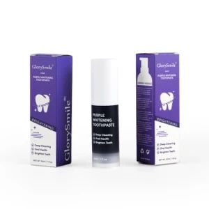 Teeth Whitening V34 Colour Corrector 30ml Purple Teeth Whitening Toothpaste Private Label - Jiangxi Dentalbright Technology Co., Ltd. - China