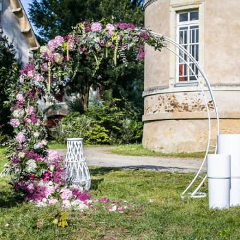 Set White Metal Arch Wedding Garden Climbing Plants Bridal Party Decoration Arbor - TAIAN TOPPOUND INTERNATIONAL TRADING CO., LTD. - China