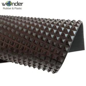 3mm Rubber Flooring Matting Safety Pyramid Style Anti Slip Commercial Rubber Flooring - Wonder Rubber & Plastic Co., Ltd. - China