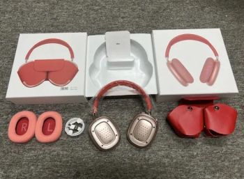 Airps Max Bluetooth Earbuds Headphone with Accessories Transparent TPU Solid Silicone Waterproof Protective Case Air Maxs Headphones Headset - Guangzhou Hao Second Trading Co., Ltd. - China