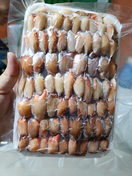 Mud crab meat Texture Firm Color White And Red Form Crab Meat, Claws Flavor Sweet, Succulent Packaging Various Sizes Place of Origin Indonesia - Eslim persadha spring - Indonesia