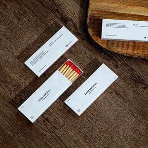 Eco-Friendly Safety Paper Long Matches 20-Stick Boxed Set with Aromatherapy Scent for Cigar Ignition and Household/Party Use Paper Drawer Box - Nanchang Dian Chuang Packaging Co., Ltd. - China