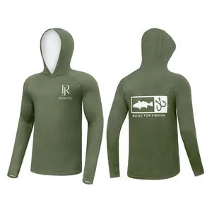 Sun Shirts Long Sleeve Hooded Upf50 Rash Guards Cooling Shirts Hiking Hoodies - Guangzhou Rainjoys Sports Goods Co., Ltd - China
