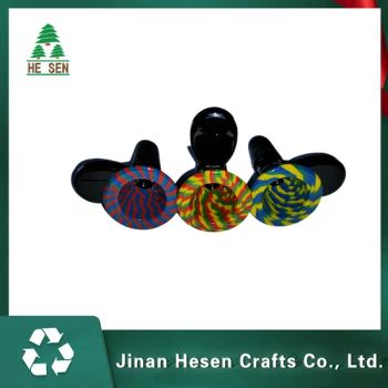 Hot Sale Colorful Glass Smoking Pipes Dry Herb Smoking Pipes - Jinan Hesen Crafts Co., Ltd. - China