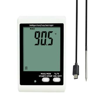 Audio Alarm Max Min Display Detachable Probe Sensors Cold Chain Temperature Data Logger - Shenzhen Yowexa Measurement Technology Co., Ltd. - China
