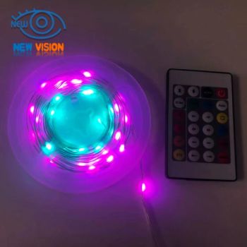Dream Color Christmas Lights Ws2812b RGB LED Pixel String Light 10LEDs M 5m 10m Waterproof Addressable LED String DC5V - Guangzhou New Vision New Material Technology Co., Ltd. - China