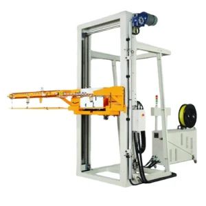 Online Conveyor Horizontal Pallet Strapping Machine Origin China Tension 0-60kg Trademark Ucpack Model NO. UDB-105 Packaging Cartons - Qingdao Youchuang Packaging Equipment Co., Ltd. - China