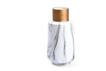 Marble Style Effect Ceramic Modern Flower Vases and Luxury Plants Pots for Home Decoration - Xiamen Clasterrh Import and Export Co., Ltd. - China