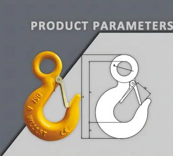 G80 Lifting Hook Rigging Us Eye Slip Hook with Safety Latch MOQ 100PCS Standard Us Trademark no Condition New Color - Hebei Jili Rigging Co., Ltd. - China