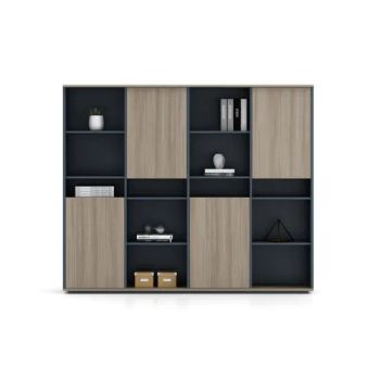 Modern Commercial Furniture Wooden Office File Cabinets Bookcase for Boss Manager Filing Storage Background Cabinet - Foshan Comfort Furniture Co.,Ltd - China