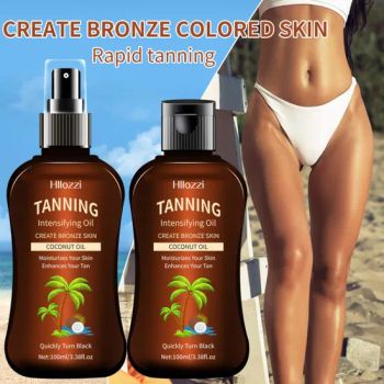 Online Wholesale and Retail 100ml Accelerator Suntan Tanning Oil Indoor and Outdoor Tanning Oil Wheat Bronzer Body Quick Tanning Oil for Tanning - Yixing Allwin Products Co., Ltd. - China