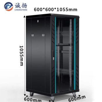 18u 600*600*1055 Protect Against Dust, Protect Equipment Glass Doors, and Observe Equipment Network Racks, Server Cabinets, and Network Cabinets - Beijing Century Chengfeng Metal Products Co., Ltd. - China