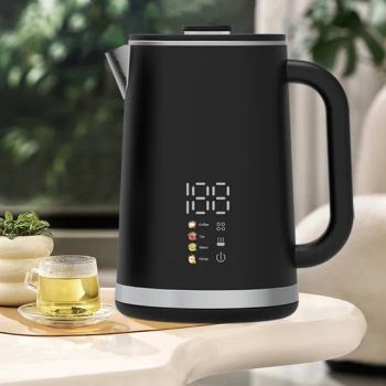 Wholesale 1500W 1.5L Touch Control Tea Maker Kettles Smart Touch Screen Cordless Electric Kettle for Household - Zhongshan Yuekon Electrical Appliances Co., Ltd. - China
