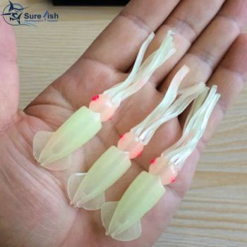 Wholesale Glow in Dark Luminous Squid Bait Fishing Lure MOQ Low Service OEM Material PVC Weight Light Delivery Fast Action Floating - Weihai Surefish Fishing Tackle Co., Ltd. - China