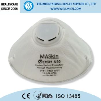 Personal Protection N95 Cap Dust Mask with Valve - Wellmien Healthcare Tech. (Suzhou) Co., Ltd. - China