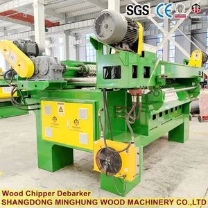 Hihg Speed Plywood Machine 4FT 8FT Logs Debarker Machinery Veneers Peeling Equipments - Shandong MINGHUNG Wood Based Panel Machinery Co., Ltd - China