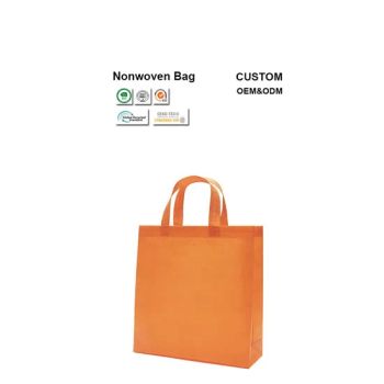 Golden Cheap Tote Bags Custom Printed Recyclable Fabric Non Woven Shopping Bags - Sanda New Material Co., Ltd. - China