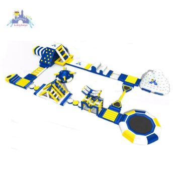 Sea Inflatable Floating Water Park Lake inflatable Water Park Slide Island for Sale - Guangzhou Lily Toys Co., Ltd. - China