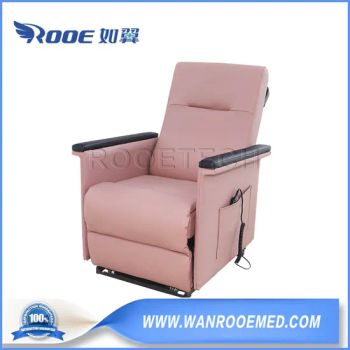 Bhc302 Hospital Adjustable Geriatric Chair Folding Patient Accompanying Recliner with Castors - Jiangsu Rooe Medical Technology Co., Ltd. - China