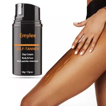 Custom Logo 50g Tan Cream Lotion Moisturizer Tanning Accelerator Self Tanner Private Label Body Face Tanning Lotion Cream - Guangdong Emylee Biotechnology Co., Ltd - China