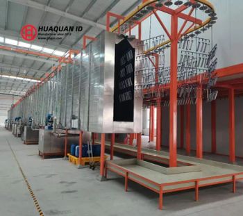 Fully Auto Powder Coating Equipment Pre-Treatment Drying Curing Oven Painting Equipment - Tianjin Huaquan Environmental Protection Technology Co., Ltd - China