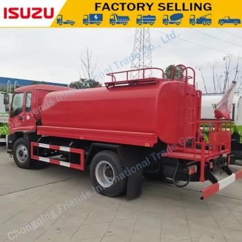 Qingling Isuzu Ftr Fvr Fvz Giga Carbon Stainless Steel 6 Wheels 4X2 9,000 10,000 11,000 12,000 Liters Water Tanker Sprinkler Bowser Tank Truck Transport Truck - Chongqing Friends International Trade Co., Ltd. - China