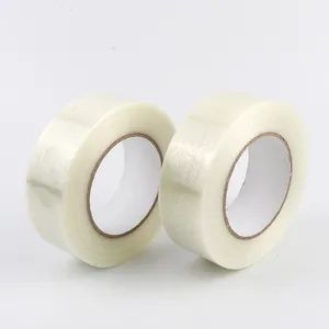 Transparent Strong Adhesive Mesh Glass Fiber Tape High Temperature Industrial Heavy Binding Fixed Filament Tape - Shandong Sente Packing Material Co., Ltd - China