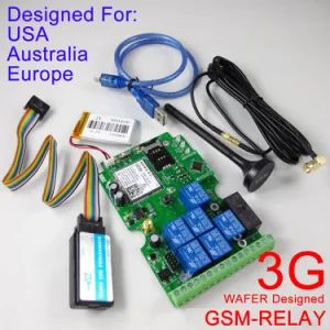 3G Version Seven Relay Output GSM Relay GSM 3G Remote Relay Switch - Shanghai Wafer Microelectronics Co., Ltd. - China