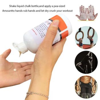 Gym Chalk Liquid Weight Lifting Chalk Size OEM Color White Usage Sports Condition New Origin Xingtai Assembling OEM Age Group Both - Xingtai Dalaran Sports Products Factory - China