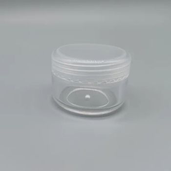 Cream Jar Cosmetic Packaging Mini 15g Clear Plastic Cream Jar - Yuyao Jianda Sprayer Co., Ltd. - China